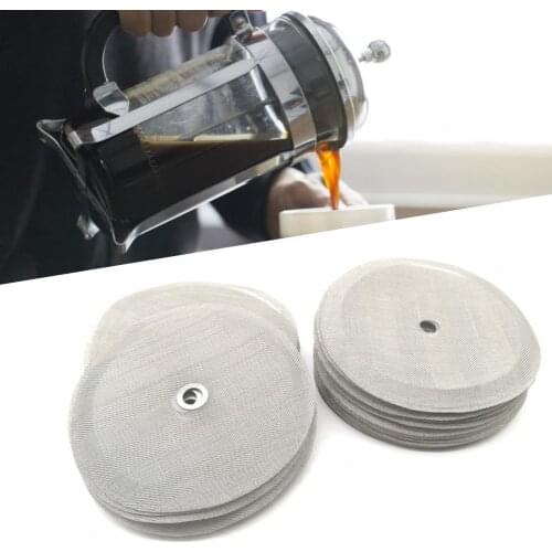 Coffee Filter Eco-friendly Anti-rust Stainless Steel Coffee Press Filter Mesh for 34-ounce KONE French Press 10cm Strainer