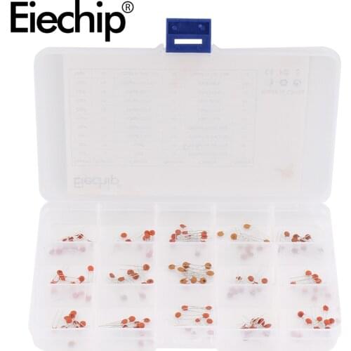 300pcs/lot 2PF-0.1UF Ceramic capacitor Assorted Kit 50V 30 values*10pcs Ceramic capacitors set pack diy Electronic Components