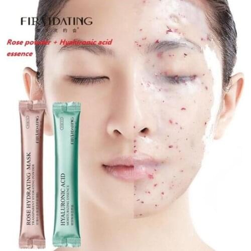 Hot 15G DIY SPA Collagen Rose Hyaluronic Acid Soft Mask Powder Face Mask Anti Aging Anti Wrinkle Peel Off Rubber Facial Mask