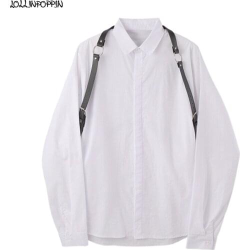 LOLLINPOPPIN Men's Long Shirts