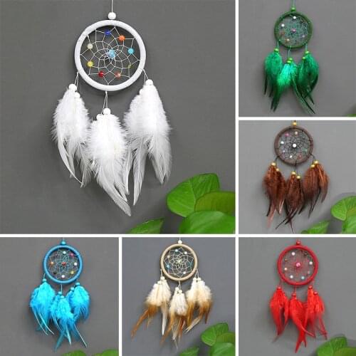 Dream Catcher Home Decoration Hanging Drop Feathers Pendant Home Decorations DIY Simple Fresh Ornaments Dream Catcher Hangings