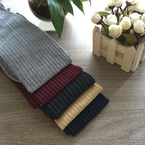 Fashion Women Warm Long Knitted Wool Socks Ladies Cotton Over The Knee Stockings