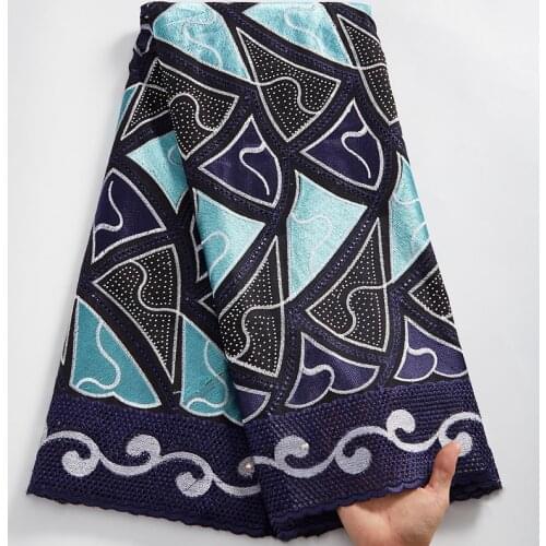 Nigerian Wedding African Lace Fabric Fashion African Cotton Swiss Voile Lace In Switzerland High Quality Dry Lace Fabric A1718