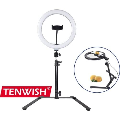 26cm/10inch LED Selfie Ring Light Dimmable LED Ring Lamp Photo Video Camera Phone Light ringlight For Live YouTube Fill Light