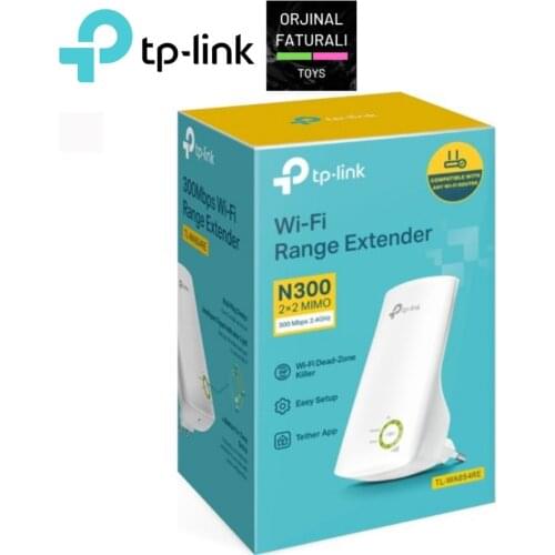 TP-LINK TL-WA854RE 300 Mbps N Wireless Wall Plug Easy Installation Universal Range Extender