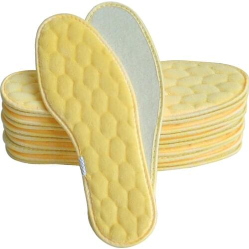 1 Pair Thick Thermal Winter Shoes pad Breathable Warm heated Insoles for Men Women