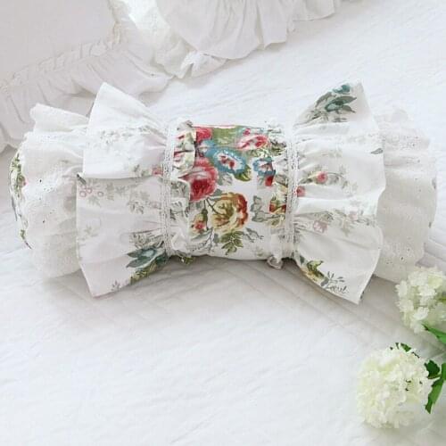 Super Cute Lace cushion decorative bedding pillow European candy cushion princess big ruffle desgin lumbar pillow sofa pillows