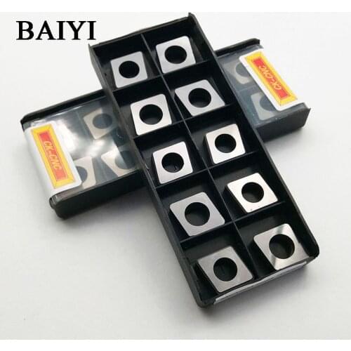 10pcs CNC Lathe Carbide Shim High Strength MC1204 Inserts for CNMG Inserts Turning Tool Holder