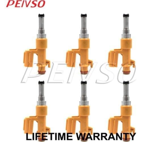 6x 23250-0P100 23209-31130 fuel injector for TOYOTA&LEXUS JP CROWN / ALPHARD / GS SERIES / LS500 / LC500 /RX SERIES 2GR 8GR 3.5L