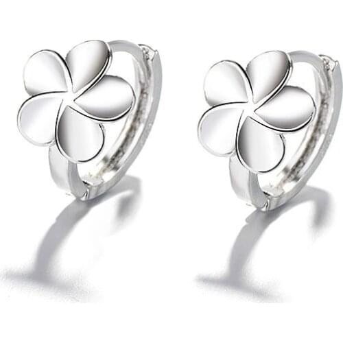 Junkang earrings Korean version of the national spring warm flower fashion crystal gift for women stud earrings