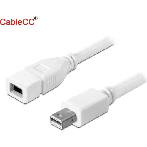 Zihan Male Mini Displayport Male Mini DP to Female Mini DP Extension Cable Adapter