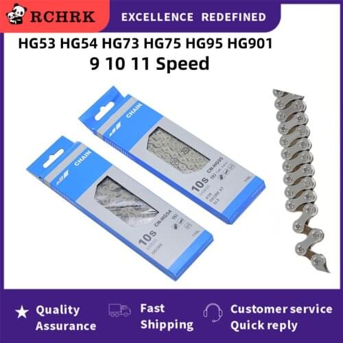 2021 9/10/11 Speed Bike Chain HG53 HG54 HG73 HG75 HG95 HG901 Road MTB Bicycle Chain 116/118 Link Bike Chain Racing Bicycle Chain