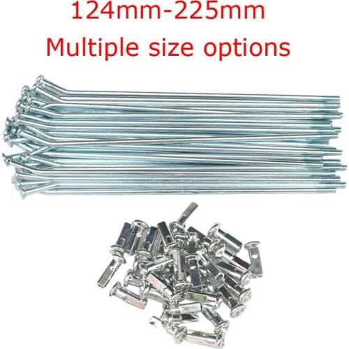 8G 36 pcs Hub spokes With nuts for Dirt Bike Front Or Rear Wheel Rims C Style Rim Hub Only