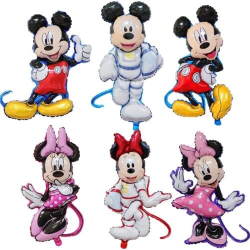 Mickey Anime cartoon Suit Combo balloon child Boy girl Birthday party Aluminum film decoration banquet Background decoration