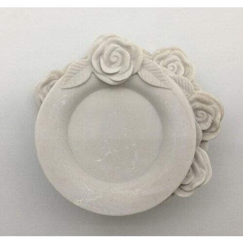 Tea Plate Rose 6'lı Suit paintable decorative objects декоративные предметы под роспись