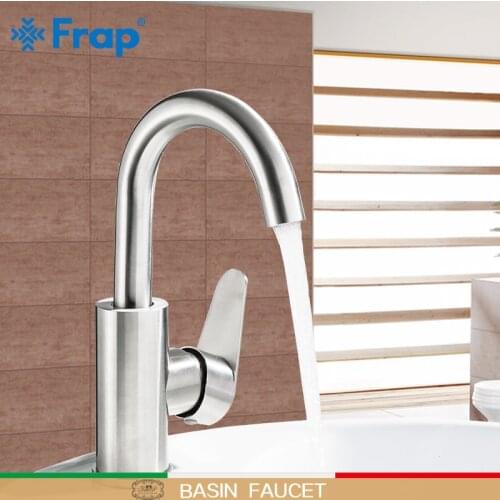 FRAP Basin Faucets stainless steel bath mixer taps wash basin sink faucets bathroom basin sink mixer water tap torneira griferia