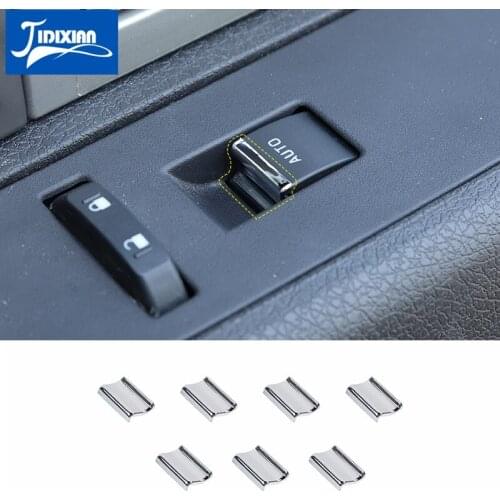 MOPAI Interior Mouldings ABS Car Window Button Decoration Cover Trim Stickers for Ford F150 Raptor 2009-2014 Accessories