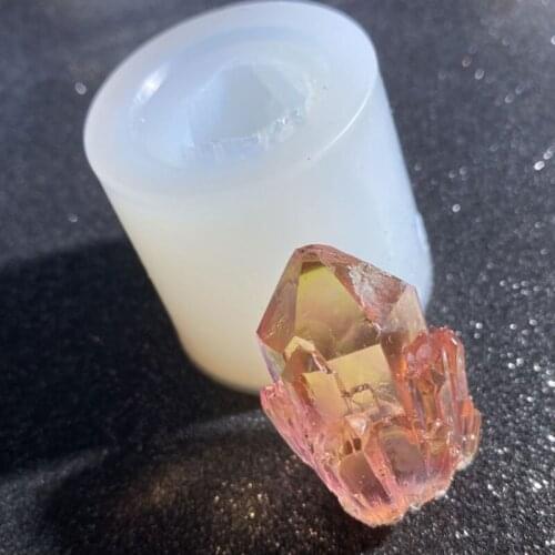 Simulation Original Stone Crystal Cluster Epoxy Resin Mold Silicone Mould DIY Crafts Jewelry Pendant Making Tool