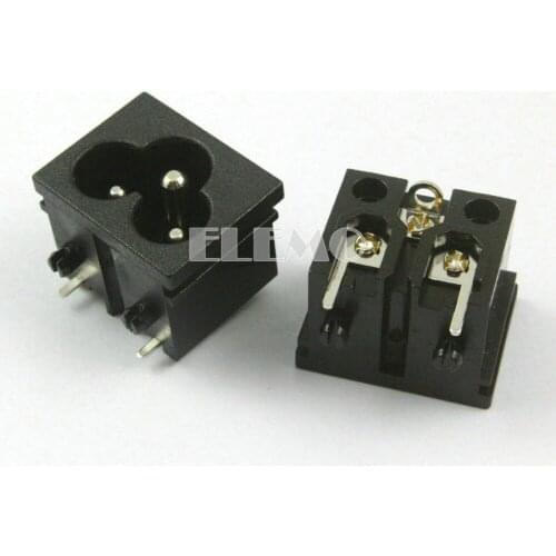 20 Pieces IEC320 C6 Power Inlet Socket Welding Adapter Connector AC 250V 2.5A