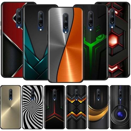 Shockproof Case For OnePlus 8 Nord 5G 7 Pro 8T Z N10 6 6T 7T N100 Phone Cover Soft Funda Shell Coque Metallic Texture Printing