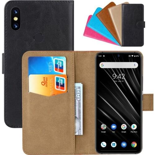 Luxury Wallet Case For UMIDIGI S3 Pro PU Leather Retro Flip Cover Magnetic Fashion Cases Strap