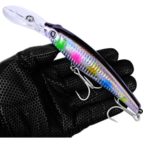 Minnow Fishing Lure 46.6g-1.64oz Big Lures with 2/0# Hooks 10 Colors Hard Fishing Bait 19.5cm-7.68" Sea fishing Big Hard Baits