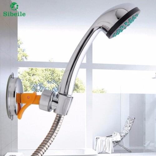 SBLE Universal Adjustable Bathroom Moving Shower Head Holder Bracket Mount Suction Replacement Shower Holder Bathroom Accessory