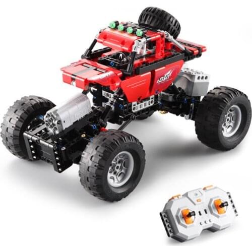 Technical building block ORV Monsters Pickup Climbing car rc car model 2.4Ghz radio remote control vehicle bricks toys for gifts