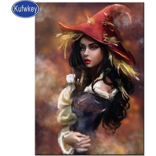 Uniquely Halloween gift diamond drill paintings cartoon fairy picture by rhinestones diamond embroidery sale mosaic diamonds art