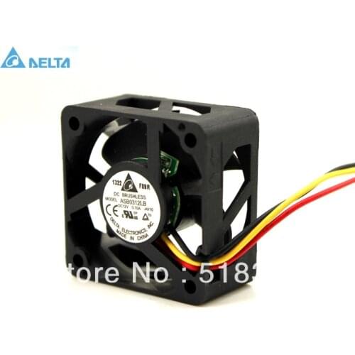 Original for delta ASB0312LB the 3cm 3015 3*3*1.5CM 30*30*15MM fan 12V 0.10A with small fan cooling fan