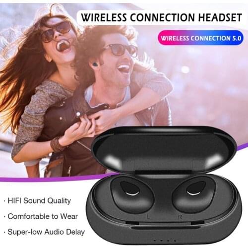 Y20 TWS Portable Mini Wireless Bluetooth 5.0 Stereo Sound Earphones Earbuds Mini True Wireless Headset For Gaming Sports