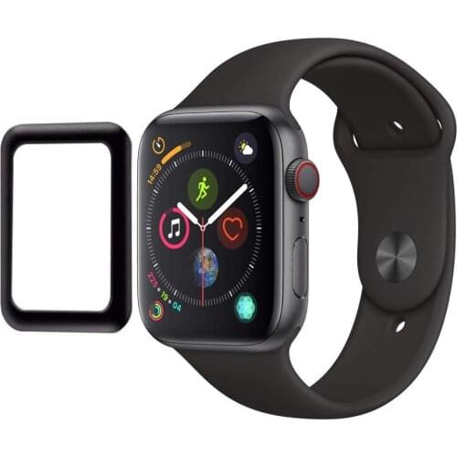 3D Curved Edge Full Glue Tempered Glass For Apple Watch 38 42 40 44 mm Full Cover Screen Protector For Watch 4 Series Film Glass