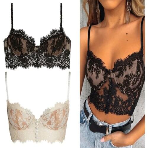 Sexy Lace Bra U Backless Trim V-neck Breathable Bralette Women Invisible with Fixed Straps Underwear Summer Lingerie