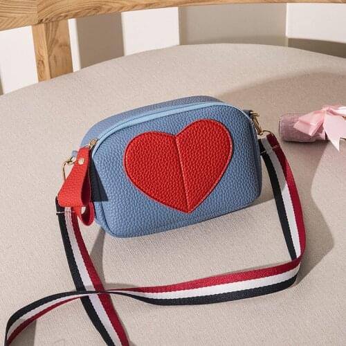 2020 Women Shoulder Bag For Girl Small Handbag For Cell Phone Wide Strap Flap Female Crossbody Bag Purse In Soft Leather