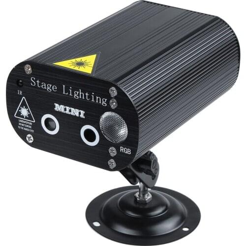 Rechargable RGB LED Disco Light 5V RGB Laser Projection Lamp Stage Lighting Show for Home Party KTV DJ Dance Dropshipping