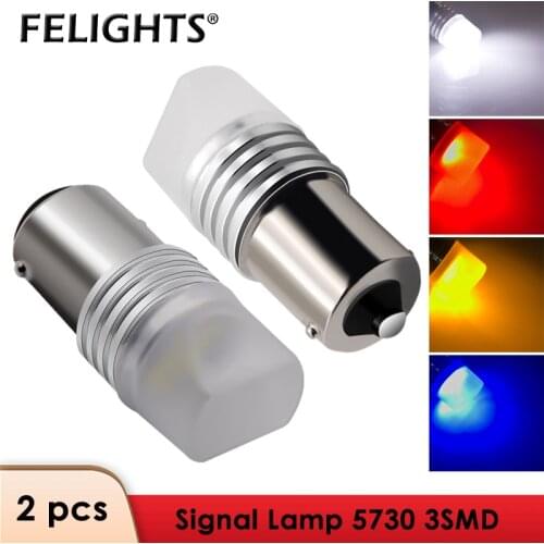 2pcs 1156 1157 led BA15S P21W P21/5W BAY15D S25 Car LED Bulb For Turn Signal Light 12V DC Auto Tail Reverse Daytime Running Lamp