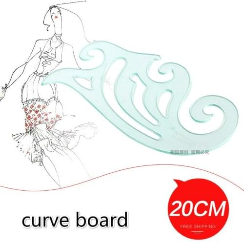 Butterfly Cloud Ruler 20cm Curve Board Curved Ruler Animation Design Fashion Design Comics Multifunction Ruler Painting Supplies