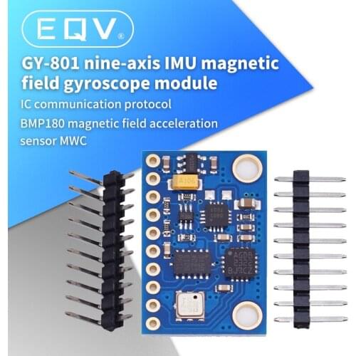 GY-801 10DOF 9-Axis Attitude Indicator L3G4200D ADXL345 HMC5883L BMP180 module Replace BMP085