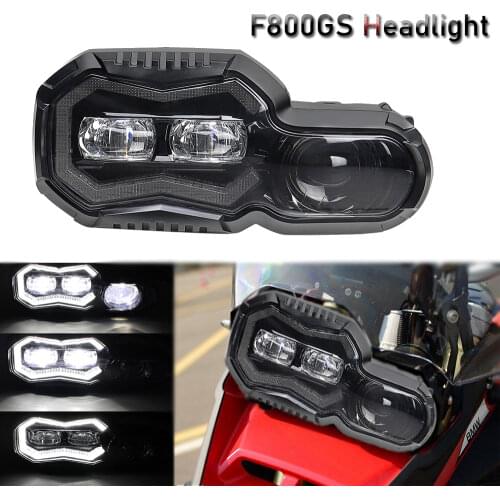 Headlights For BMW F650GS F700GS F800GS ADV F800R Motorcycle Lights Complete LED Headlights Assembly