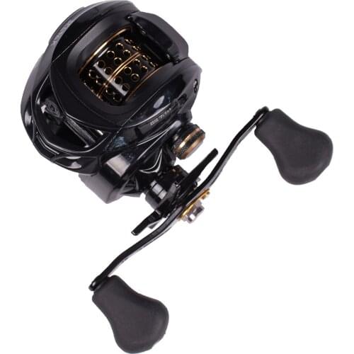 HiUmi Shallow Spool Baitcasting Reel 7.1:1 High Speed Right Left Hand Bait Casting Fishing Reel
