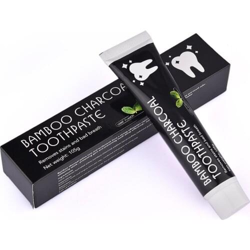 Coconut Teeth Whitening Tooth Care Bamboo Natural Activated Charcoal Black Toothpaste Oral Hygiene Dental Health droshipping