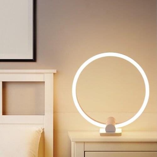 Creative ring table lamp simple led eye protection table lamp fashion table lamp
