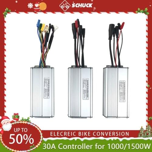 KT(kunteng)-30A Controller 36V/48V For 750W/1000W Motor SM/Waterproof Connector 12 Mosfets With Light Electric Bicycle 2021