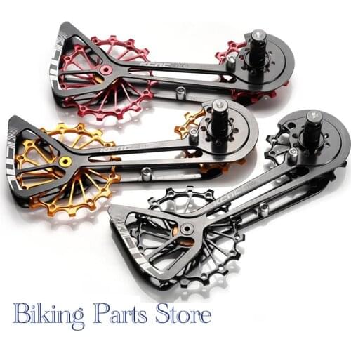 KCNC Lightweight Aluminum Alloy Road Bicycle Derailleur Bike Oversized Pulley Cage OSPW For Shimano Road R9100/R8000 XT 14-16T
