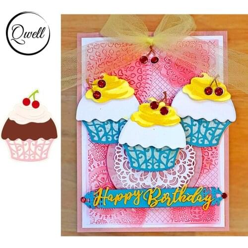 QWELL Ice Cream Metal Cutting Dies for Scrapbooking and Card Making Paper Embossing Craft New 2019 die cuts