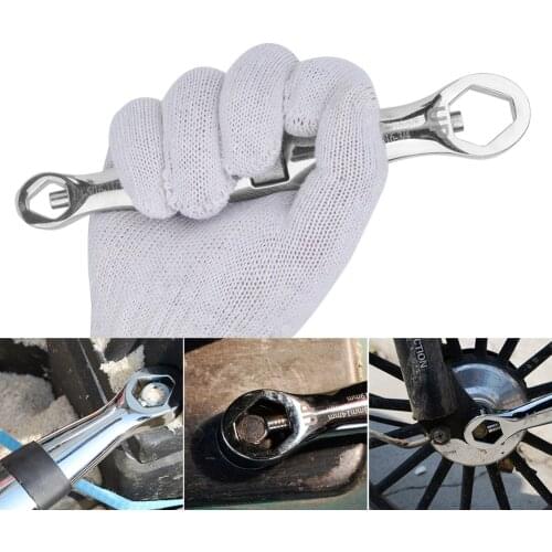 23 in 1 Adjustable Wrench Universal Wrench Telescopic Adjustable Spanner Fexible Type Wrench for Car Repair 7-19mm