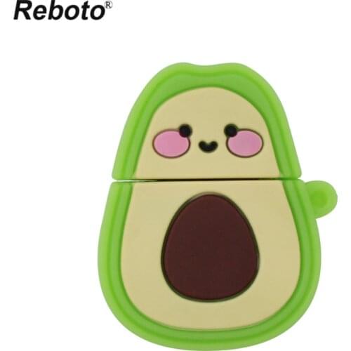 Cartoon USB Flash Pendrive 64GB 32GB 16GB 8GB Creative Gift Cute Animation Avocado Baby U Disk Memory Stick Flash Disk For PC