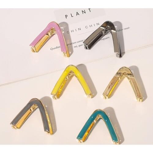 New fashion geometric alloy pearl clip hairpin hair side clip all-match hair clip for Women girls Hair Accessories Headwear