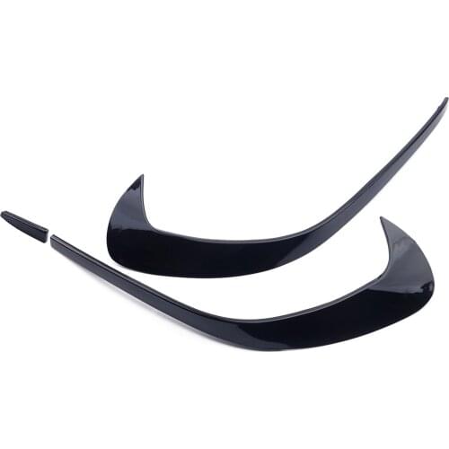 1 Pair Front Bumper Splitter Spoiler Canards Fit For Benz A Class W176 A180 A200 A220 A250 AMG A45 2016 2017 2018