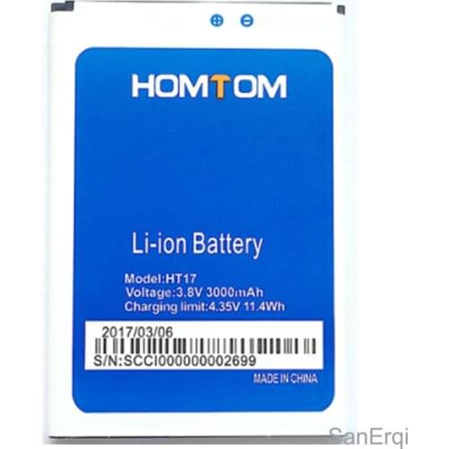 10pcs NEW 3000mAh Battery For HOMTOM HT17 / HT17 PRO Moble Phone+Tracking Number
